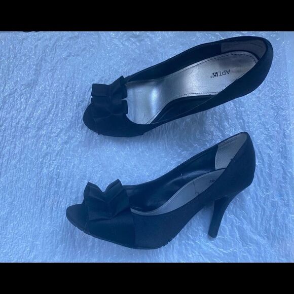 APT.9 Women’s Heels Aptailee Black Sz 7 - Picture 4 of 8